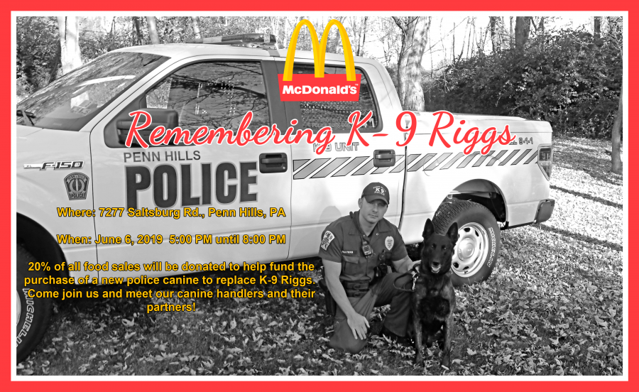 Remembering K-9 Riggs | Penn Hills Police Department